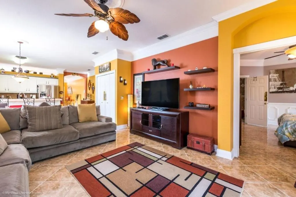Southern Charm 4 Bed & 2 Bath Private Pool Home Villa Davenport 0*,